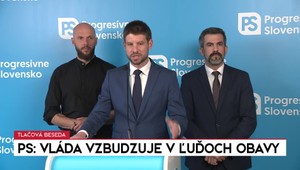Tlačová beseda strany PS: Vláda vzbudzuje v ľuďoch obavy