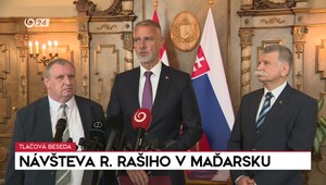 Tlačová beseda k návšteve Richarda Rašiho v Maďarsku