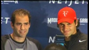 Federer zdolal Samprasa až v tesnom tajbrejku