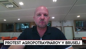 Štúdio 24: Protest agropotravinárov v Bruseli