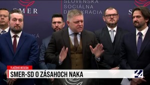 Tlačová beseda strany Smer-SD: Reakcia na zásahy NAKA