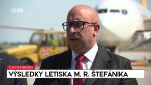 Tlačová beseda k výsledkom letiska M. R. Štefánika