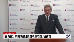 Tlačová beseda ministra spravodlivosti o roku vo vláde