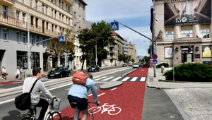 Na nábreží Dunaja sa buduje samostatná cyklotrasa. Promenáda zostane chodcom