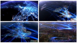 ČASOZBERNÉ VIDEO. Premávka lietadiel v Európe za 24 hodín