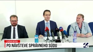 Tlačová beseda po návšteve správneho súdu
