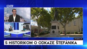 Štúdio 24: S historikom o odkaze Štefánika