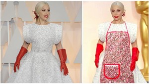Lady Gaga: Fanúšikovia vtipne parodujú jej červené rukavice z Oscarov!