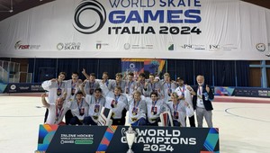 Premiérová účasť, premiérové zlato. Slováci sú majstrami sveta v inline hokeji