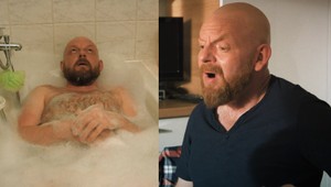 Poriadne akčný štart Šťastnej rybky: Naloženého Ľuboša Kostelného vo vani takmer porazí!