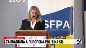 Príhovor prezidentky Zuzany Čaputovej o zahraničnej a európskej politike SR