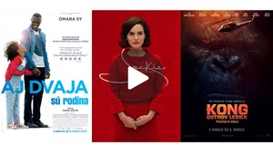 Tri novinky v kinách, tri rôzne žánre: Aj dvaja sú rodina, Jackie a Kong: Ostrov lebiek