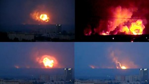 VIDEO: Peklo v muničnom sklade odpálila cigareta