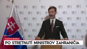 Tlačová beseda po stretnutí ministrov zahraničia