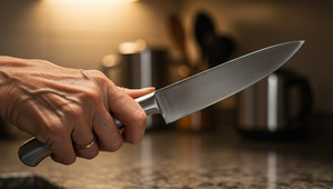 Manželská hádka vyústila do útoku nožom. Seniorka bodla svojho manžela do brucha