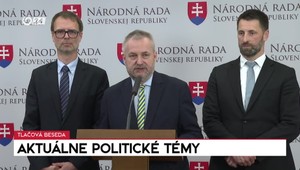 Tlačová beseda SaS o transakčnej dani a zdravotníctve