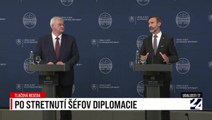 Tlačová beseda ministrov zahraničných vecí Ukrajiny a Slovenska