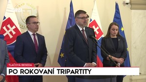 Tlačová beseda po rokovaní Tripartity