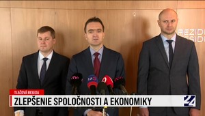 Tlačová beseda vlády o zlepšení spoločnosti a ekonomiky