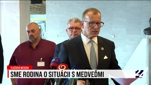 Tlačová beseda strany Sme rodina k medveďom