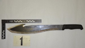 Mladík (20), ktorý s mačetou napadol matku, je vo väzbe