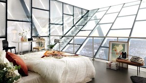 Luxusné ubytovanie na vrchole mostíka, ponúka romantiku pre dvoch