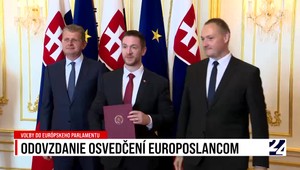 Tlačová beseda k odovzdávaniu osvedčení europoslancom
