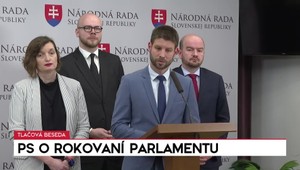 Tlačová beseda PS o rokovaní parlamentu