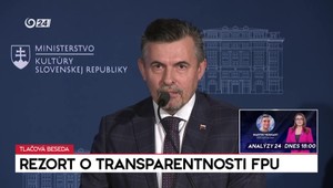 Tlačová beseda ministerstva kultúry o transparentnosti FPU