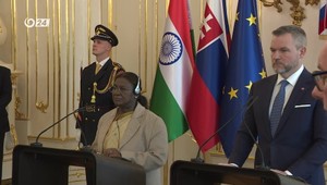 Vyhlásenie prezidenta Pellegriniho a indickej prezidentky Drópedí Murmú