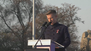 Prejav lídra najsilnejšej opozičnej strany v Maďarsku Pétera Magyara