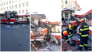 V Brne sa zrazila električka s trolejbusom. Na mieste je minimálne 40 zranených