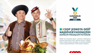 COOP Jednota je najdôveryhodnejším slovenským predajcom potravín