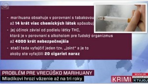 ANKETA: Joint trávy je ako 20 cigariet naraz. Vraj...