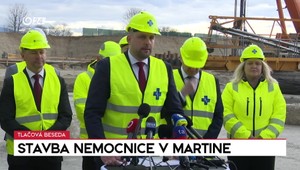 Tlačová beseda o stavbe nemocnice v Martine