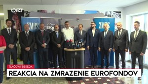 Tlačová beseda: Reakcia na zmrazenie eurofondov