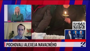 Štúdio 24 o pohrebe Navaľného v Moskve