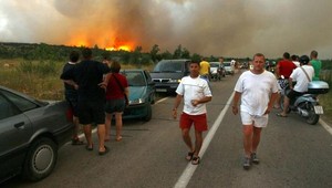 Za založenie požiaru v Chorvátsku hrozí basa!