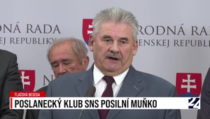 Tlačová beseda strany Smer: Poslanecký klub SNS posilní Muňko