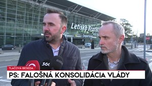 Tlačová beseda strany PS: Falošná konsolidácia vlády
