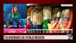 Štúdio 24 o tom, že ekonomika Slovenska sa aj napriek rekordnej inflácii a nárastu cien energií vyhla najhorším scenárom