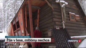 Muž utiekol pred minulosťou do lesa, žije tam už desiatky rokov