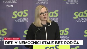 Tlačová beseda: Deti v nemocnici stále bez rodiča
