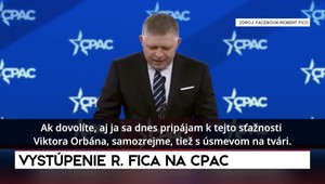 Vystúpenie premiéra Fica na konferencii CPAC