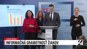 Tlačová beseda Tomáša Druckera o výsledkoch gramotnosti žiakov