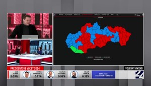 Štúdio 24 o dátach z prezidentských volieb