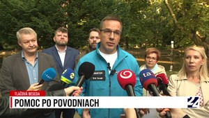 Tlačová beseda Erika Tomáša o pomoci po povodniach