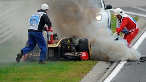 DRAMATICKÉ VIDEO: Heidfeld na Hungaroringu takmer zhorel!
