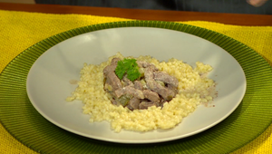 Hovädzie mäso Stroganoff a jazmínová ryža