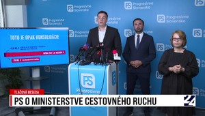 Tlačová beseda strany Progresívne Slovensko k ministerstvu cestovného ruchu
